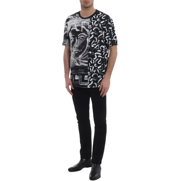 VERSACE T Shirts Men Black-4