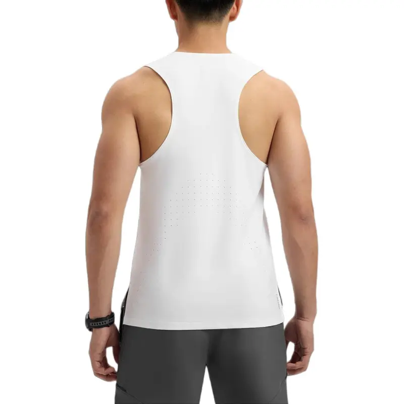 Under Armour Launch EliteIso Chill Tank Top Men's White-3