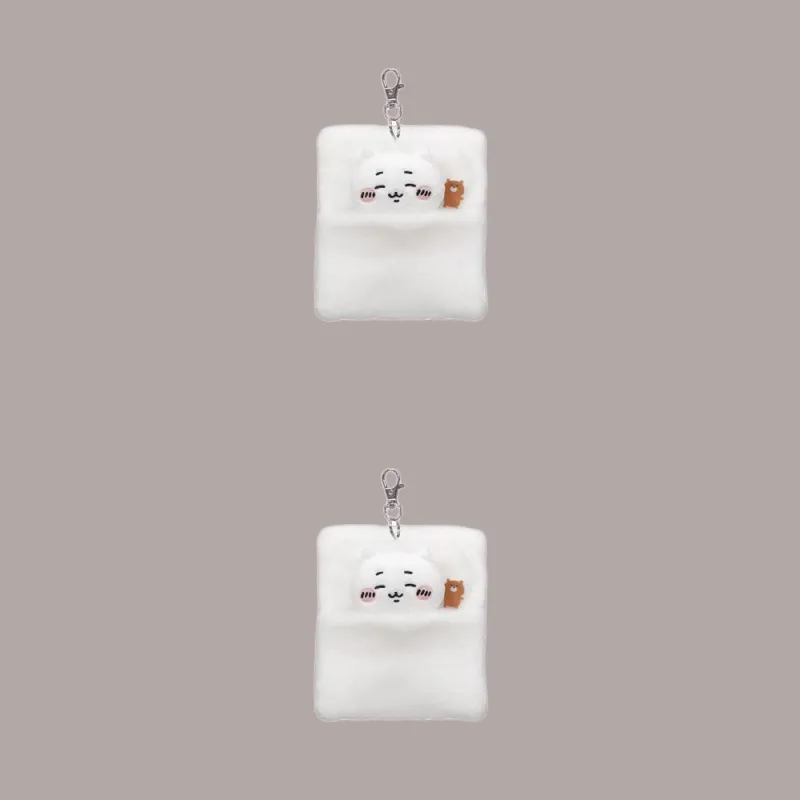 Chiikawa Chiikawa Closed Eye Jiye Blanket Roll Box Dolls Plush Pendant 14cm Height-2