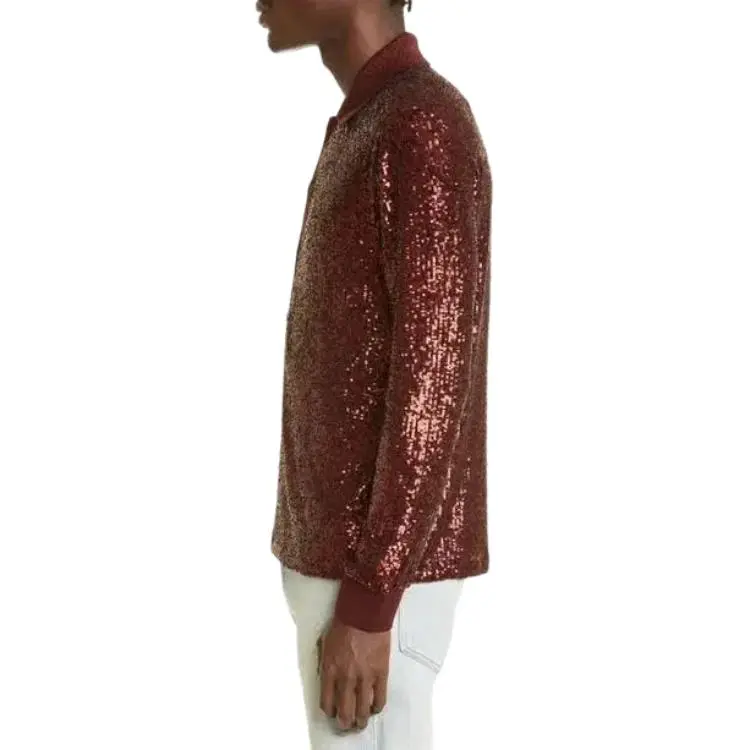 SAINT LAURENT Polo Shirts Men Bright Red-3