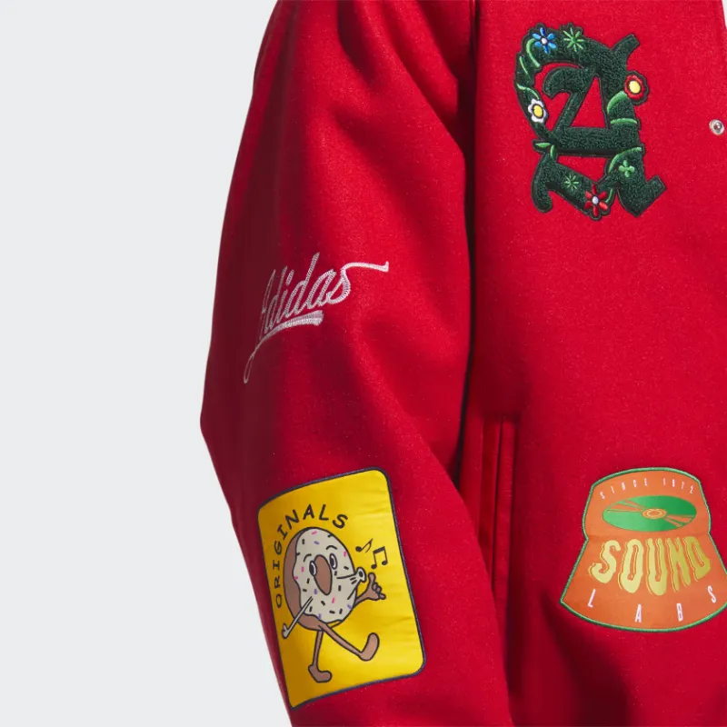 Adidas Originals Jacket Men's Red-5