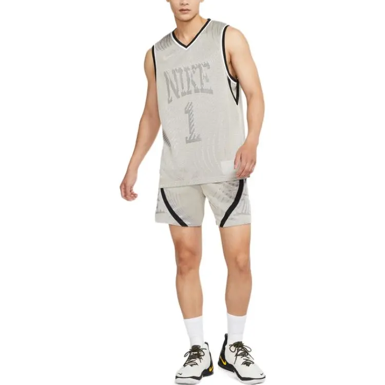 Nike Basketball Jersey Men's Light Gray-2