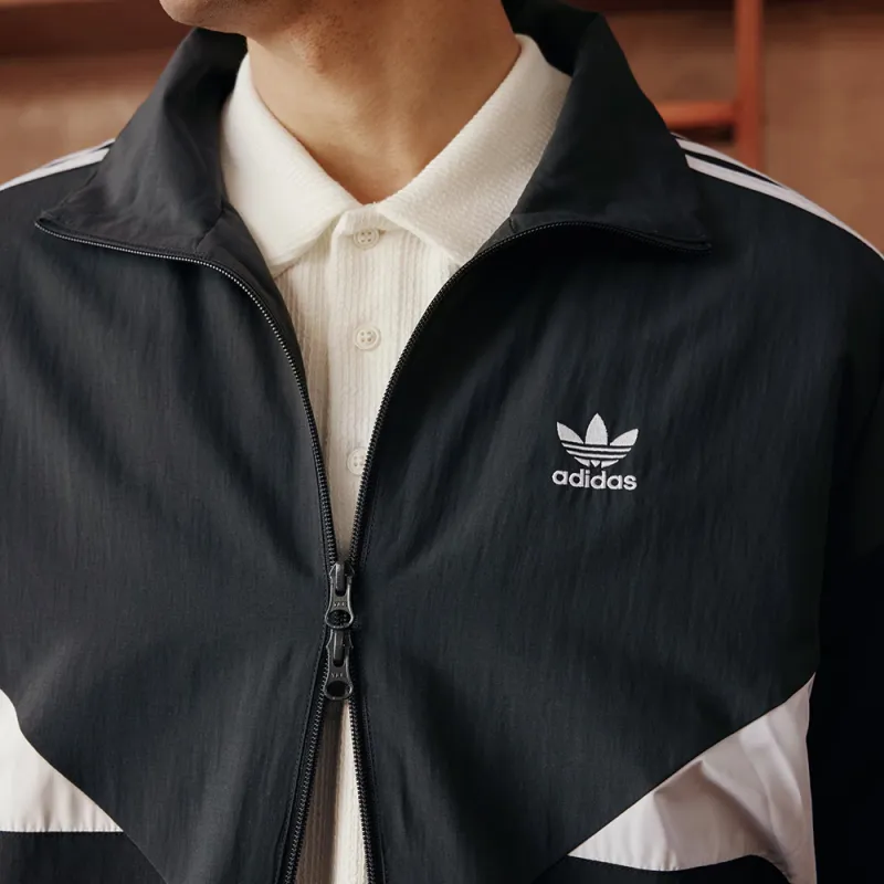 Adidas Originals BLOCK JACKET Unisex Carbon Black-4
