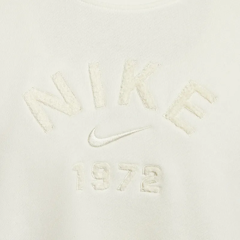 Nike Sportswear Collection Women's Crew Neck Short Sleeve Cropped French Terry Top-5