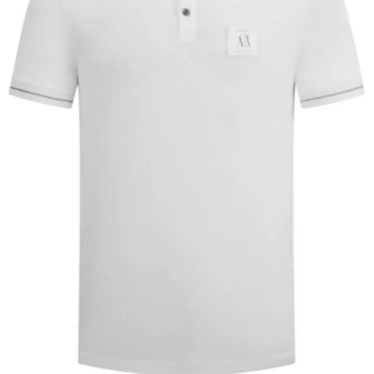 ARMANI EXCHANGEAE SS23 Polo Shirt Men's White-4