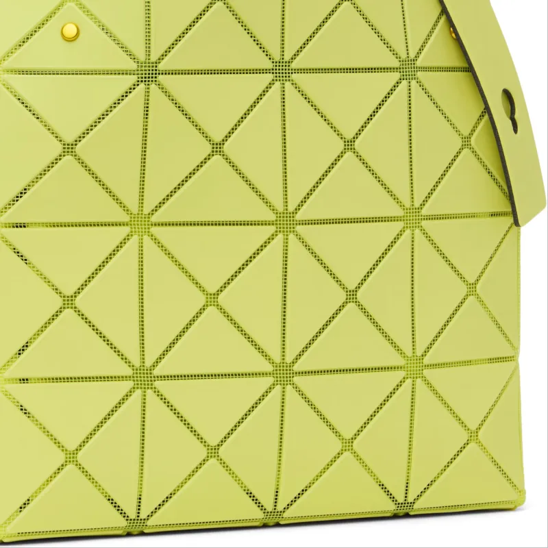 ISSEY MIYAKE CARAT PVC Tote Bag, Shopping Bag, Handbag Tubas Women's Yellow-3