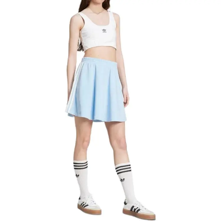 Adidas Adidas Clothing Skirt Casual Short Skirts Women's Blue-1