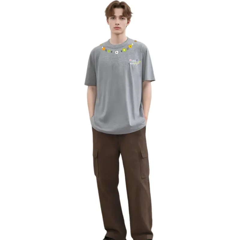 YK&YB T Shirts Unisex Heather Gray-2