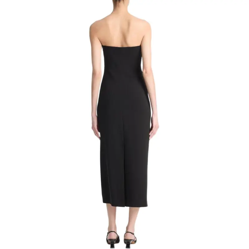 VINCE Sleeveless Dress Women's Black-1