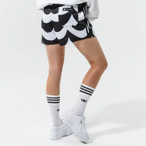 Adidas Originals MARIMEKKO Casual Shorts Women's Black White-2