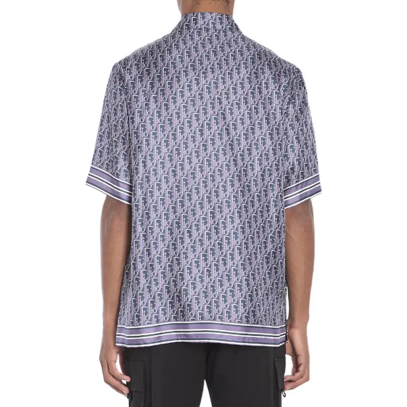 DIOR Shirts Men Blue-1