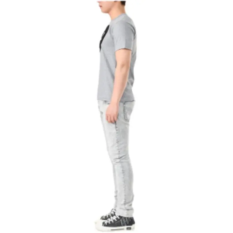 CDG T Shirts Unisex Gray-2
