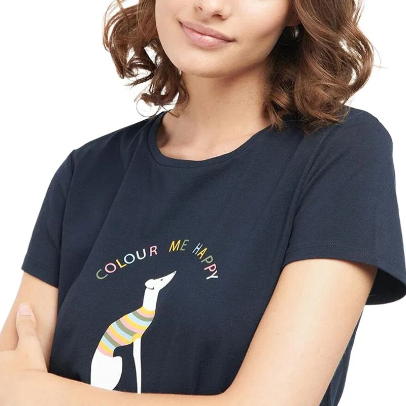 BARBOUR Regular T-Shirt Women's Dark Blue-3