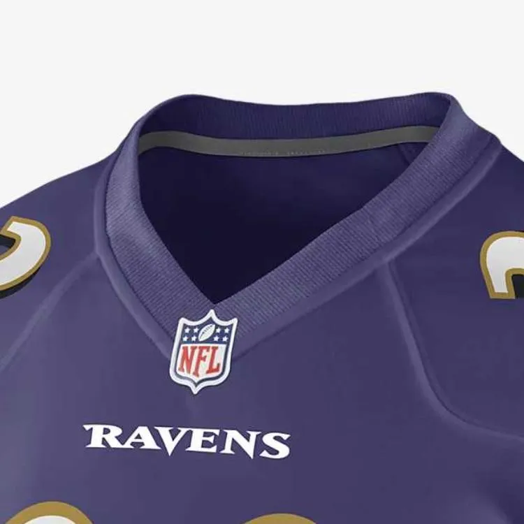 Nike Derrick Henry Baltimore Ravens Men's Nike Nfl Game Football Jersey-2