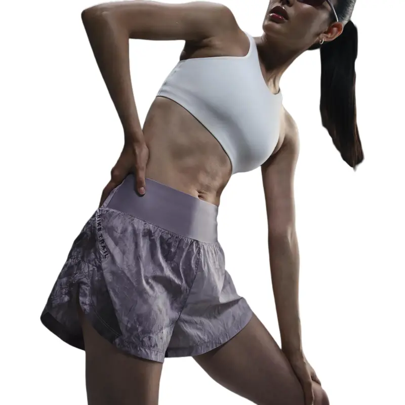 Nike Casual Shorts Women's Light Purple Mineral-4