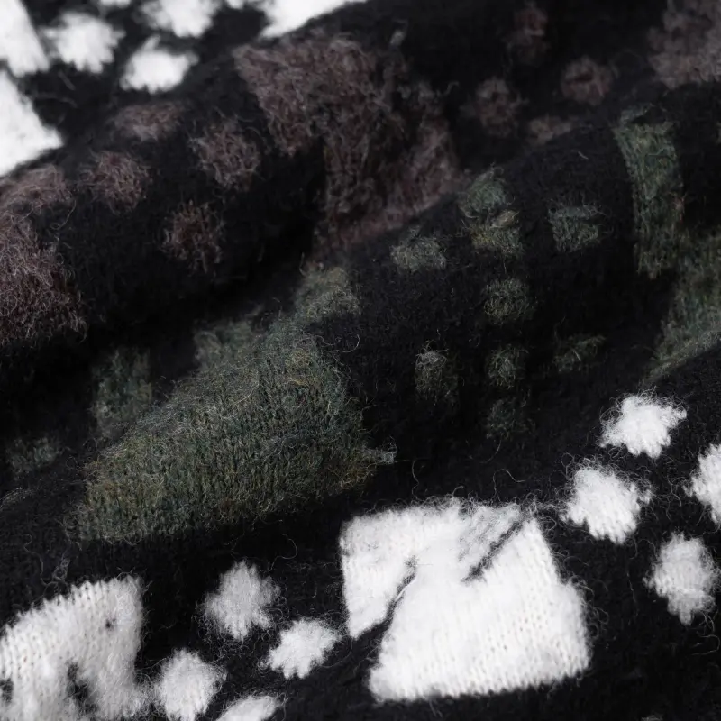 Burberry Pattern Intarsia Knit Crewneck Jumper-5