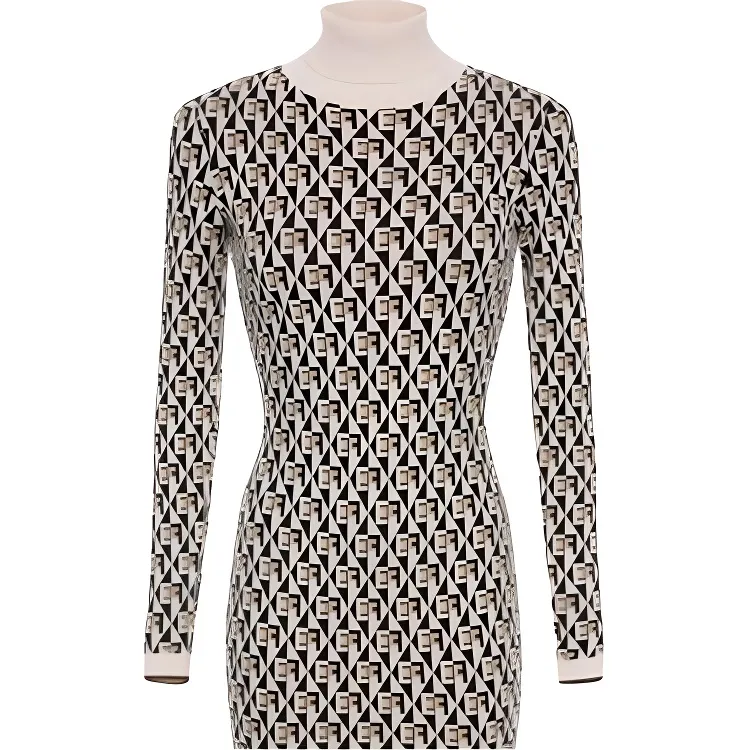 Elisabetta Franchi Long Sleeved Dress Women's Black-4