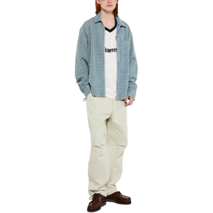Thisisneverthat FW24 Shirts Unisex Washed Blue - POIZON