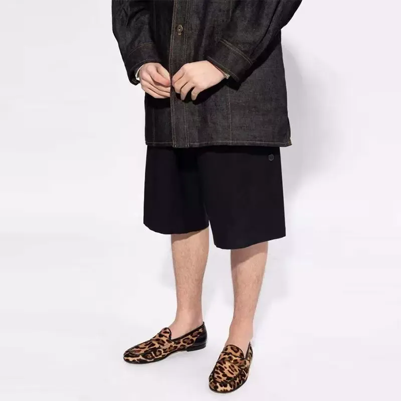 LOEWE SS21 Casual Shorts Men's Black-2