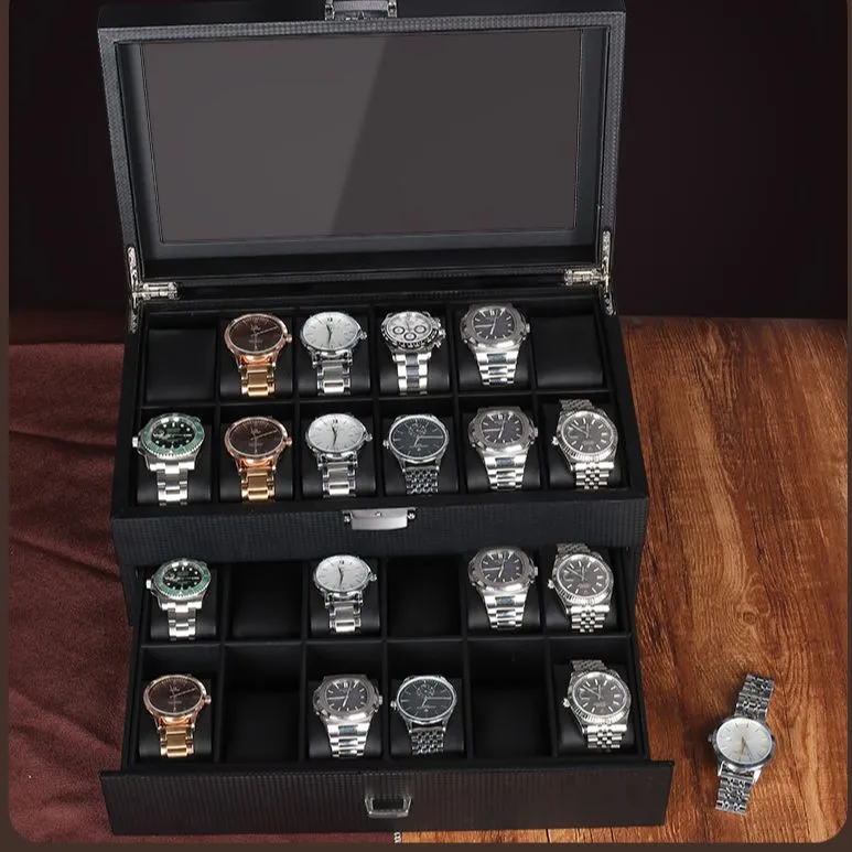 Brilliant Desktop Storage Box Watch Case Unisex-5