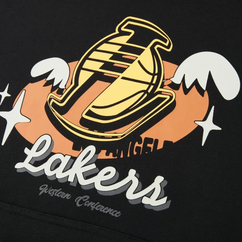 NBA Los Angeles Lakers Sweatshirt Unisex Black-2