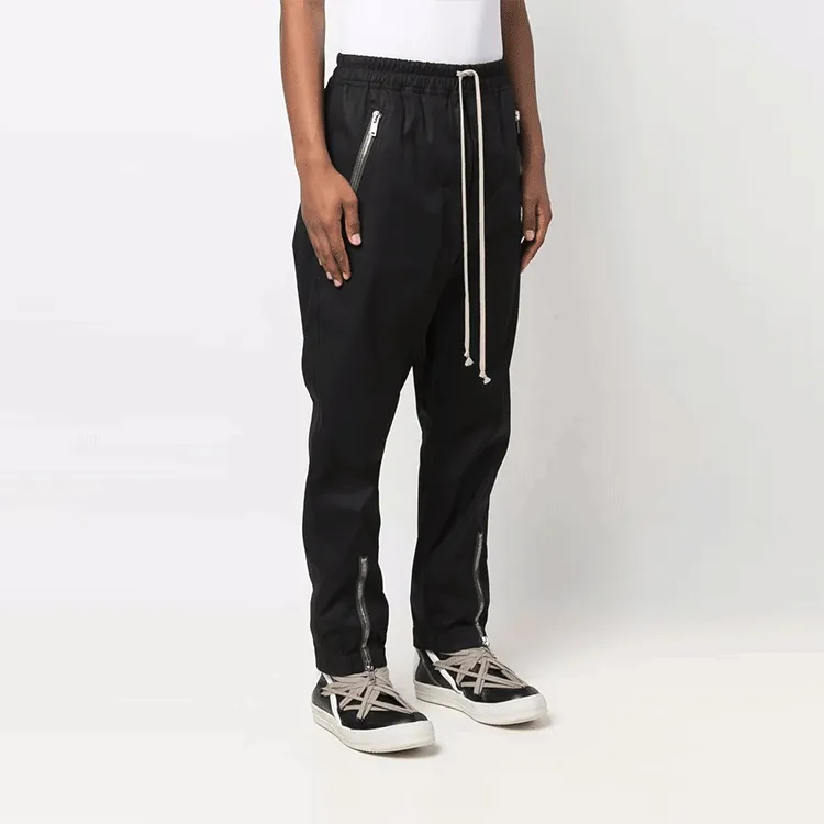 RICK OWENS Tecuatl Drop crotch Track Pants-3