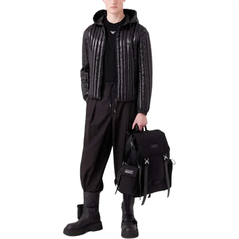 EMPORIO ARMANI Jackets Coats Men's Black-2