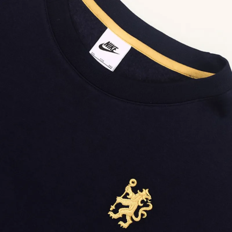 Nike Sweatshirts Men Dark Blue-4