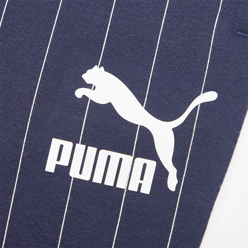 PUMA Pinstripe Casual Pants Men Tweed Blue-3