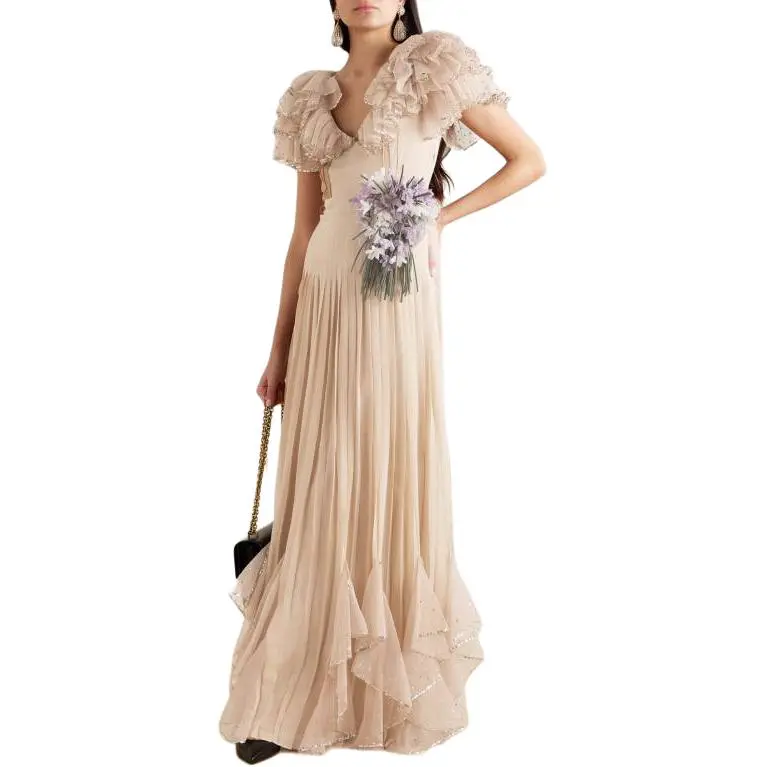 Valentino Evening Dress Women's Light Pink-1