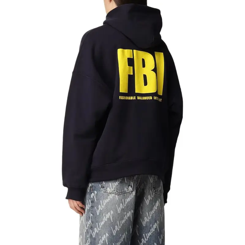 Balenciaga Drawstring Reversible Hoodie-3