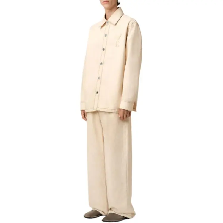 AMIPARIS Paris Ami De Coeur Logo Patch Overshirt-4