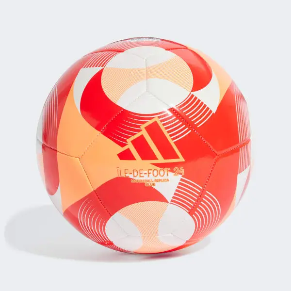 Adidas Size 5 Soccer TPU Machine Stitched Soccer Ball Unisex White, Glow Orange, Sun Red-4