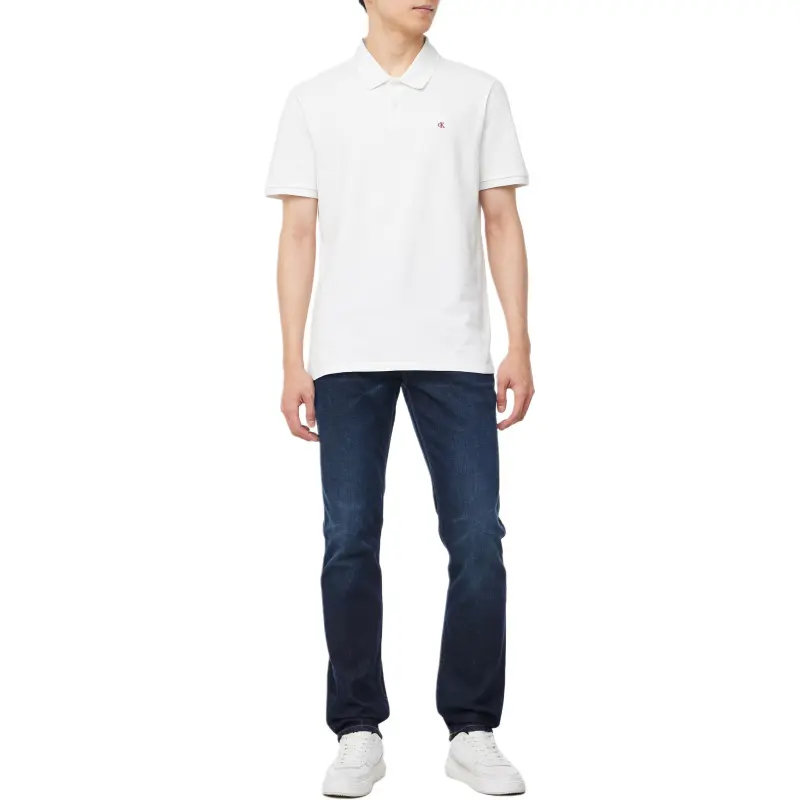 CALVIN KLEIN Polo Shirt Men's White-2