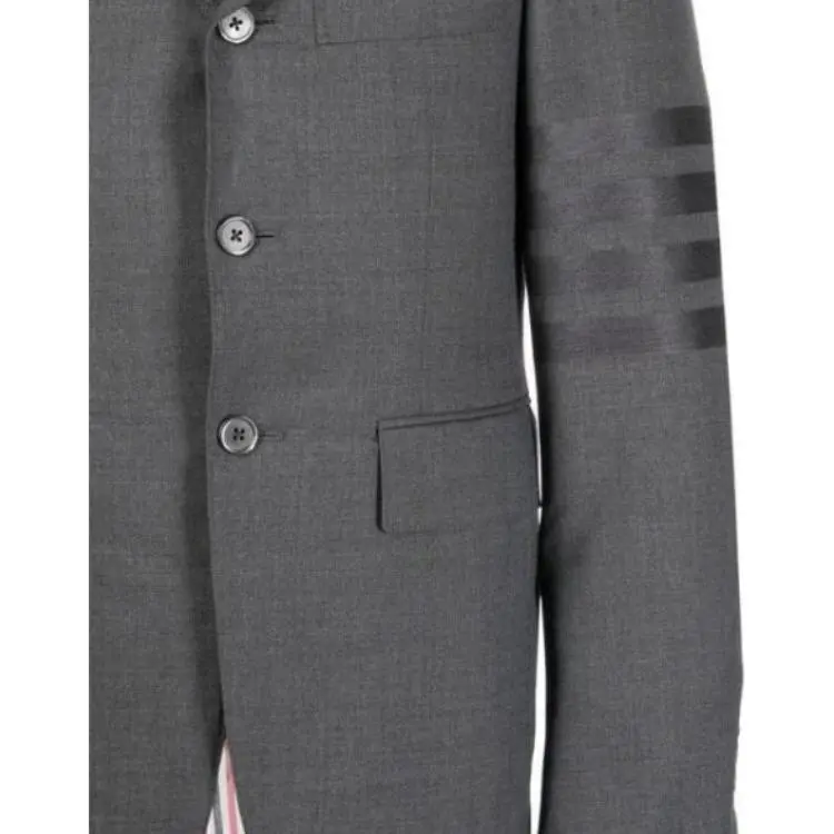 THOM BROWNE 4 Bar Single Breasted Blazer-5