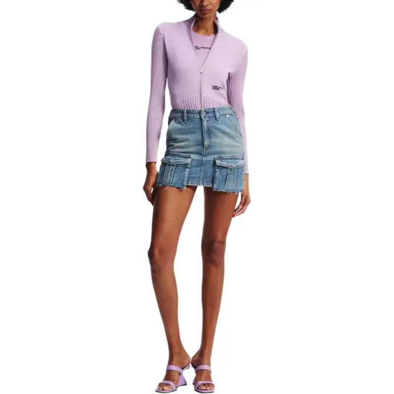 KARL LAGERFELD / Karl Lagerfeld Jeans Utility Denim Mini Skirt-2