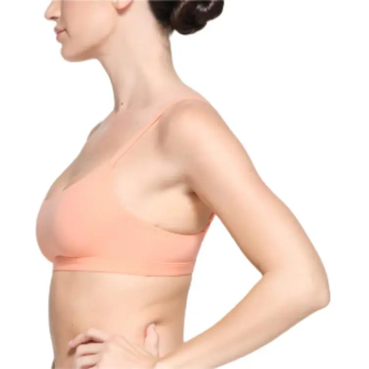 SKIMS FITS EVERYBODY SCOOP BRALETTE Bra Women's 1 Pack FADED NECTAR/Faded Nectar-2