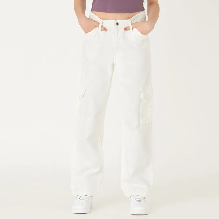 Levis Jeans Women's White-3
