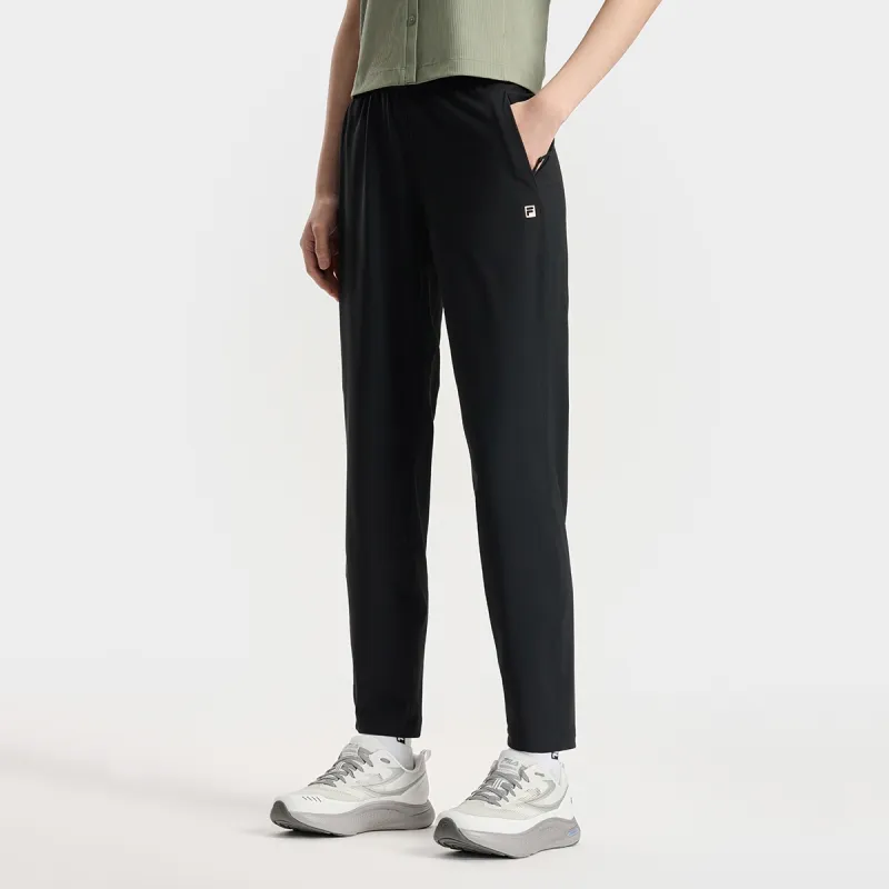 FILA Fitness SS25 Knitted Sweatpants Women's Pitch Black-3