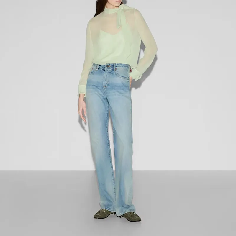 GUCCI Jeans Women's Blue-2
