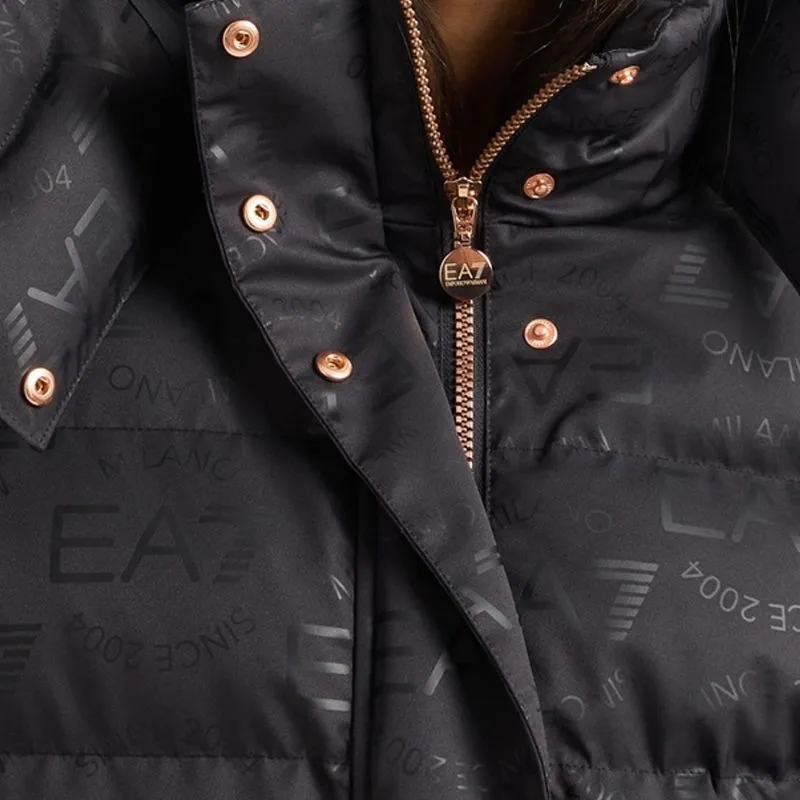 EMPORIO ARMANI Monogram Padded Jacket-5