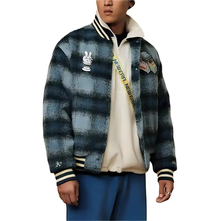 New Era Puffer Jacket Unisex Blue-1