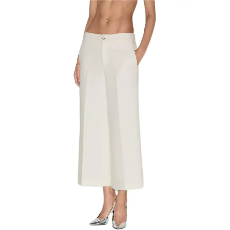 GUCCI SS25 Casual Pants Women's Ecru-3