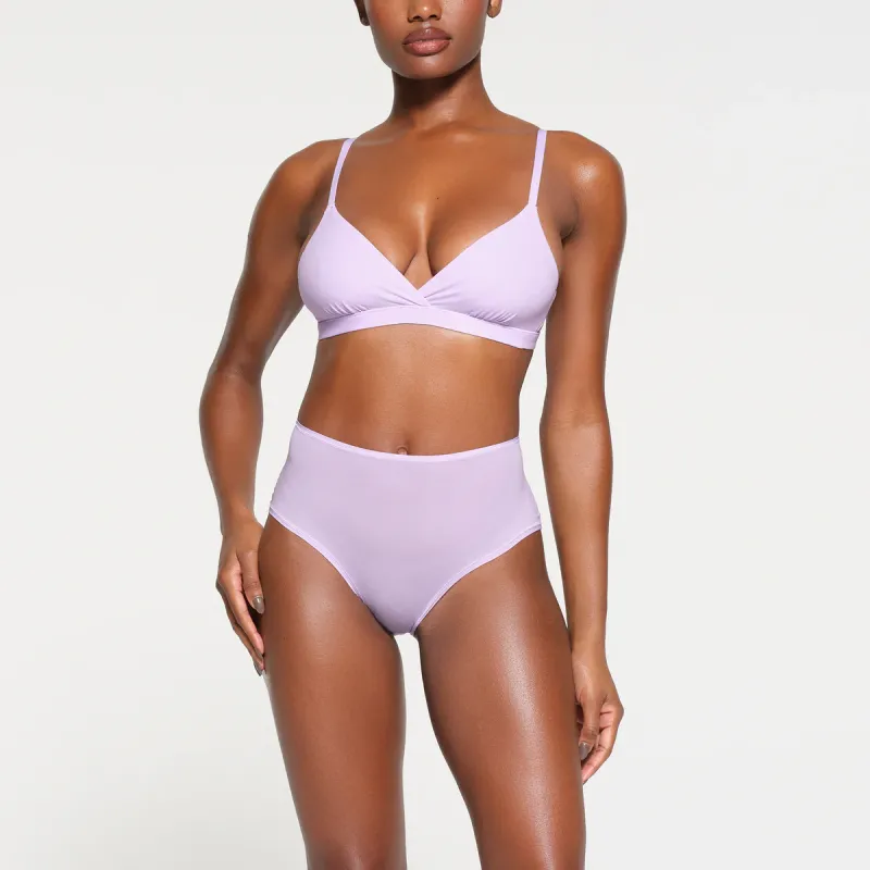 SKIMS FITS EVERYBODY CROSSOVER BRALETTE Bra Women's LILY/Daylily-1