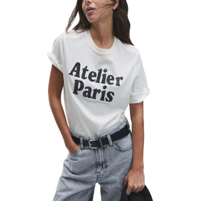 H&M T Shirts Women's White-1