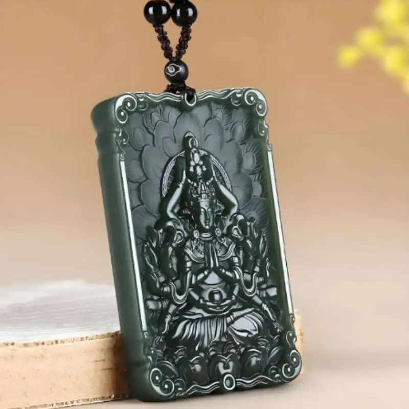 Gifts Pendants Green Jade Unisex-8