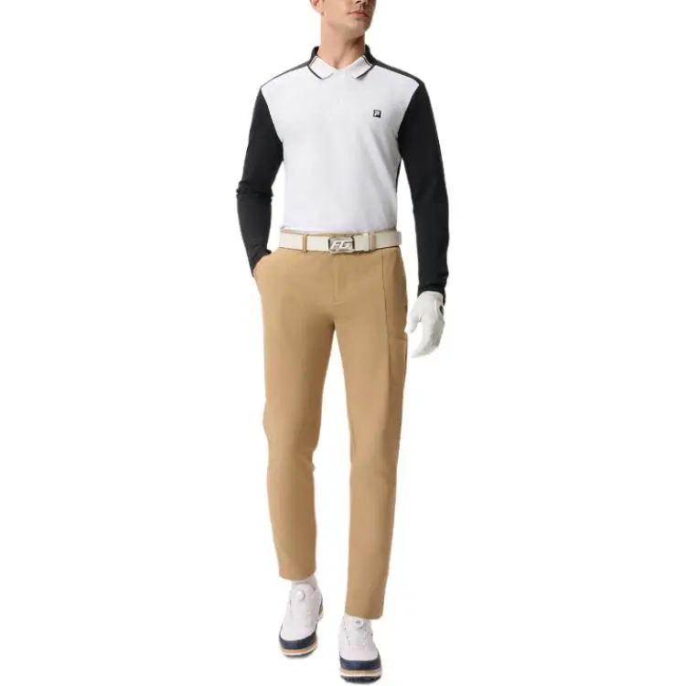 FILA Golf Series Casual Pants Men's Orange Yellow-2