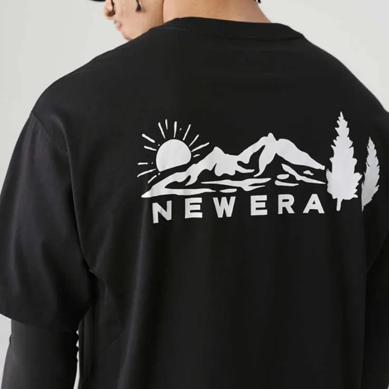 New Era T Shirts Unisex Black-2