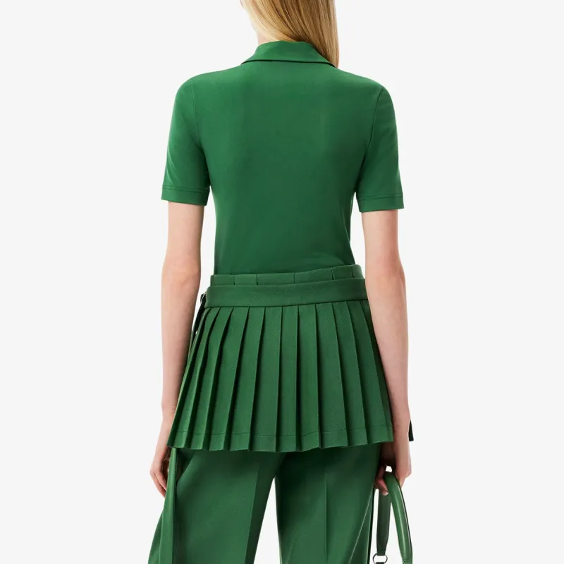 LACOSTE Crocodile-patch Polo Top-3