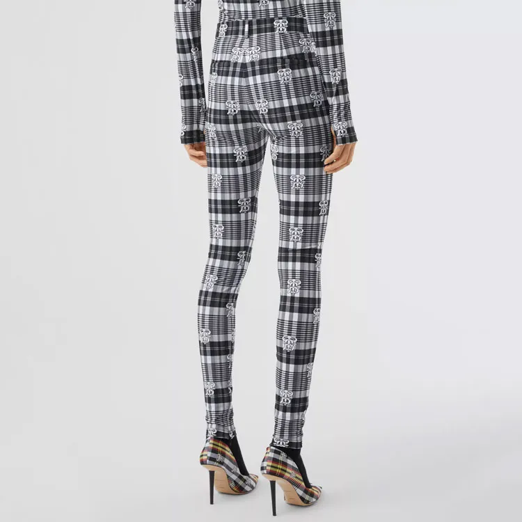 Burberry Casual Pants Women's Gravel Gray-2